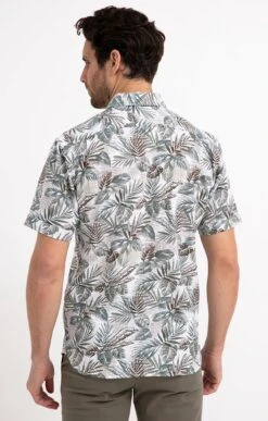 Chemise Confort à Motifs Imprimés 6 Chemise Confort à Motifs Imprimés -Élégance Thiery Promos Boutique k 53128025 at company KAKI CLAIR back 104