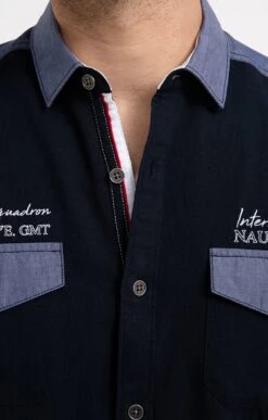 Chemise Regular Brodée 9 Chemise Regular Brodée -Élégance Thiery Promos Boutique k 53128036 at company MARINE d 2