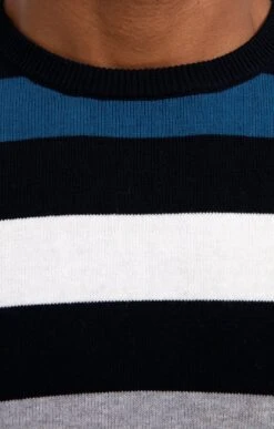 Pull Rayé 8 Pull Rayé -Élégance Thiery Promos Boutique k 54038002 at company TURQUOISE FONCE d 49