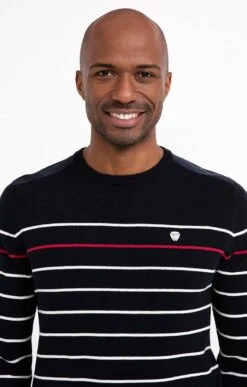 Pull à Rayures 8 Pull à Rayures -Élégance Thiery Promos Boutique k 54038003 at company MARINE o 2