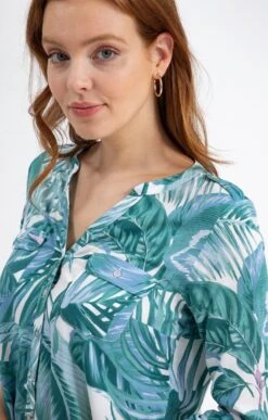 Chemise Col Mao Boutons Nacrés -Élégance Thiery Promos Boutique k 57230040 affinites ECRU d1 68