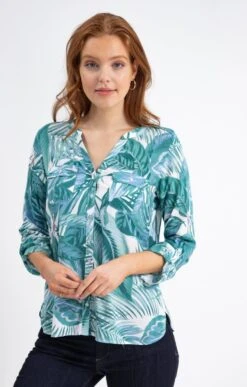 Chemise Col Mao Boutons Nacrés -Élégance Thiery Promos Boutique k 57230040 affinites ECRU d3 68