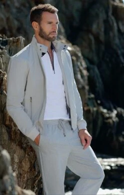 BLOUSON CARLOTA -Élégance Thiery Promos Boutique k blouson carlota at company ECRU d 68