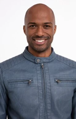 BLOUSON SIMIBLUE -Élégance Thiery Promos Boutique k blouson simiblue at company BLEU d2 45