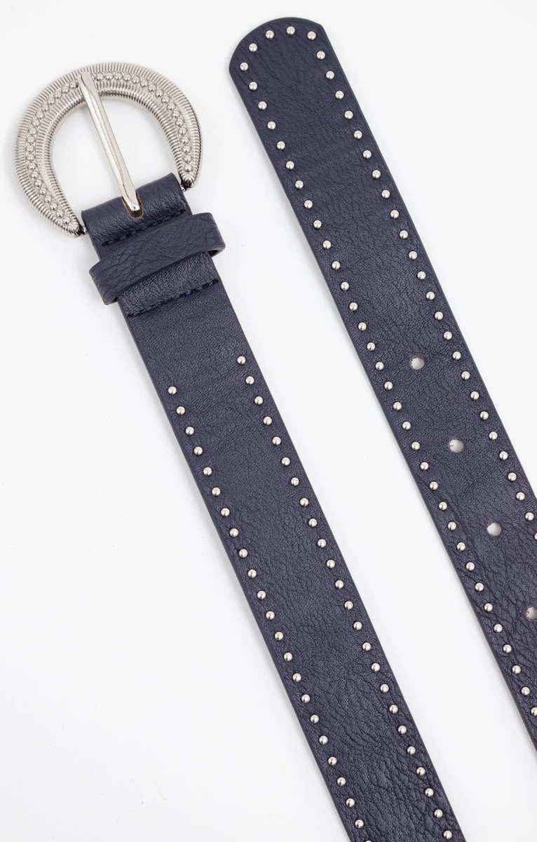 CEINTURE PANTALON DÉTAILS CLOUS ARGENT 2 CEINTURE PANTALON DÉTAILS CLOUS ARGENT – Image 2