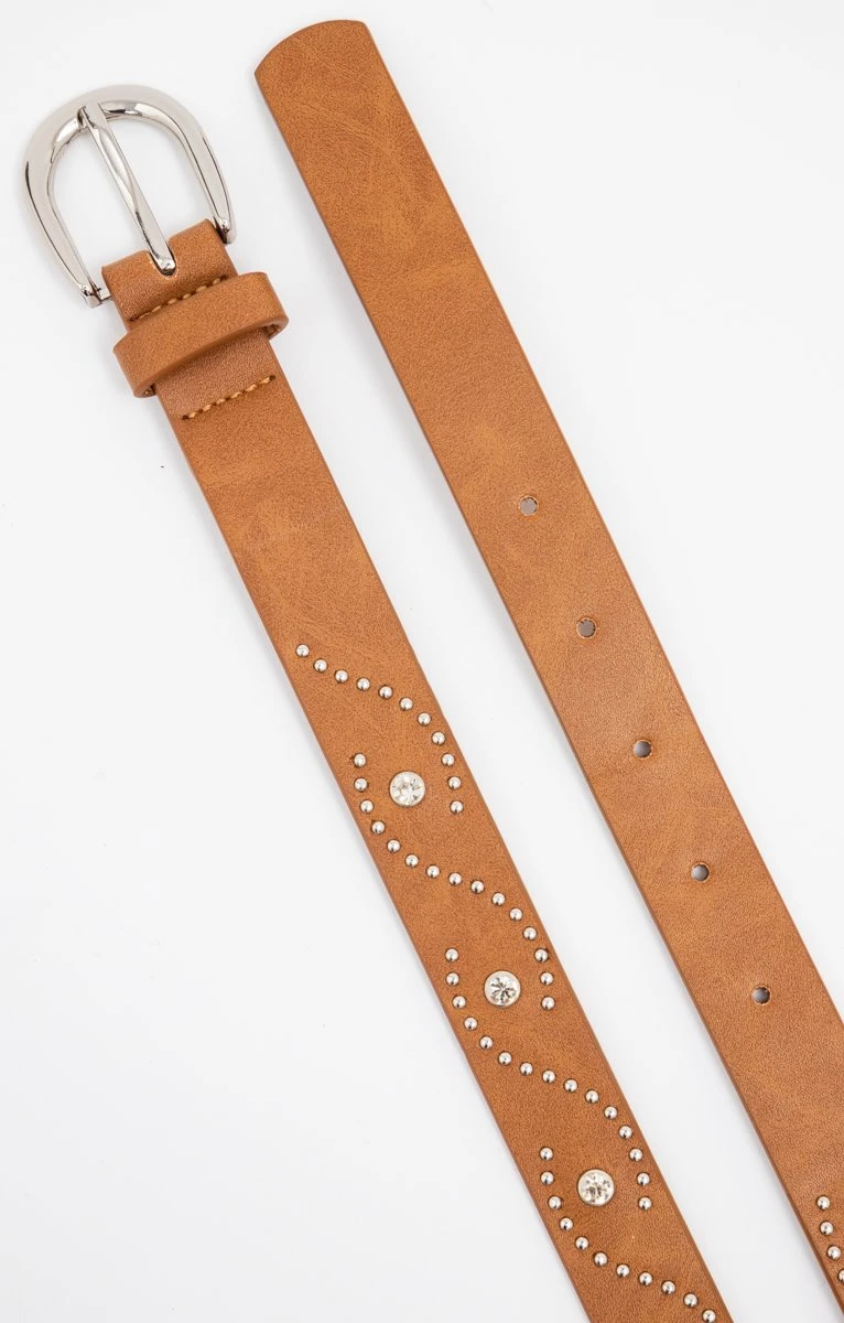CEINTURE PANTALON DÉTAILS CLOUS STRASS 2 CEINTURE PANTALON DÉTAILS CLOUS STRASS – Image 2