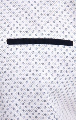 Chemise à Motifs Imprimés 9 Chemise à Motifs Imprimés -Élégance Thiery Promos Boutique k chemise a motifs imprimes studio BLANC d1 48 1