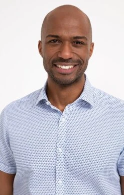 Chemise Coupe Ajustée LOTUS -Élégance Thiery Promos Boutique k chemise coupe ajustee lotus per l uomo BLEU o 45