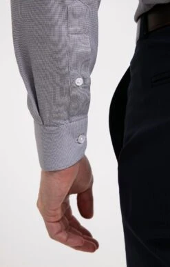 CHEMISE COUPE CONFORT BIGRIS 11 CHEMISE COUPE CONFORT BIGRIS -Élégance Thiery Promos Boutique k chemise coupe confort bigris per l uomo GRIS MOYEN d2 10