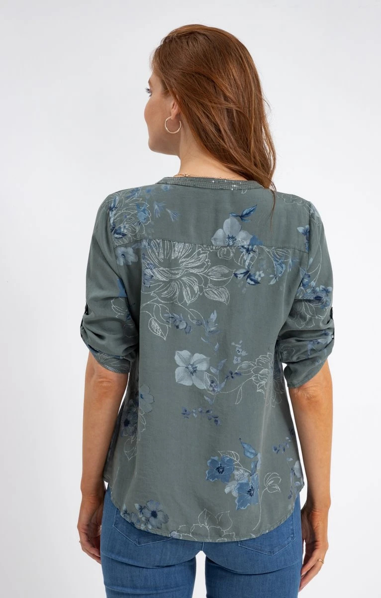 Chemise Imprimée Avec Sequins 2 Chemise Imprimée Avec Sequins – Image 2