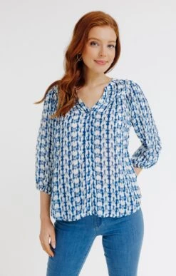 Chemise Imprimée Manches 3/4