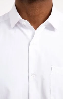 Chemise Manches Courtes Coupe Regular -Élégance Thiery Promos Boutique k chemise manches courtes coupe regular per l uomo BLANC d1 48