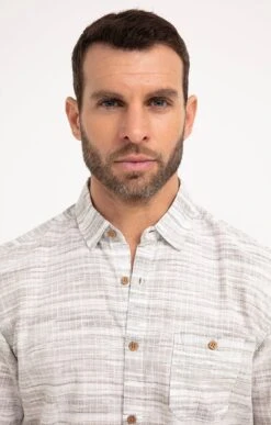 Chemise Regular Imprimée 6 Chemise Regular Imprimée -Élégance Thiery Promos Boutique k chemise regular imprimee at company BEIGE o 44