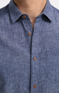 Chemise Regular Unie -Élégance Thiery Promos Boutique k chemise regular unie at company BLEU d 45