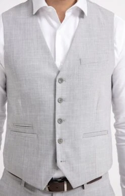 Gilet De Costume CHIARO -Élégance Thiery Promos Boutique k chiaro gilet per l uomo GRIS CLAIR d1 53