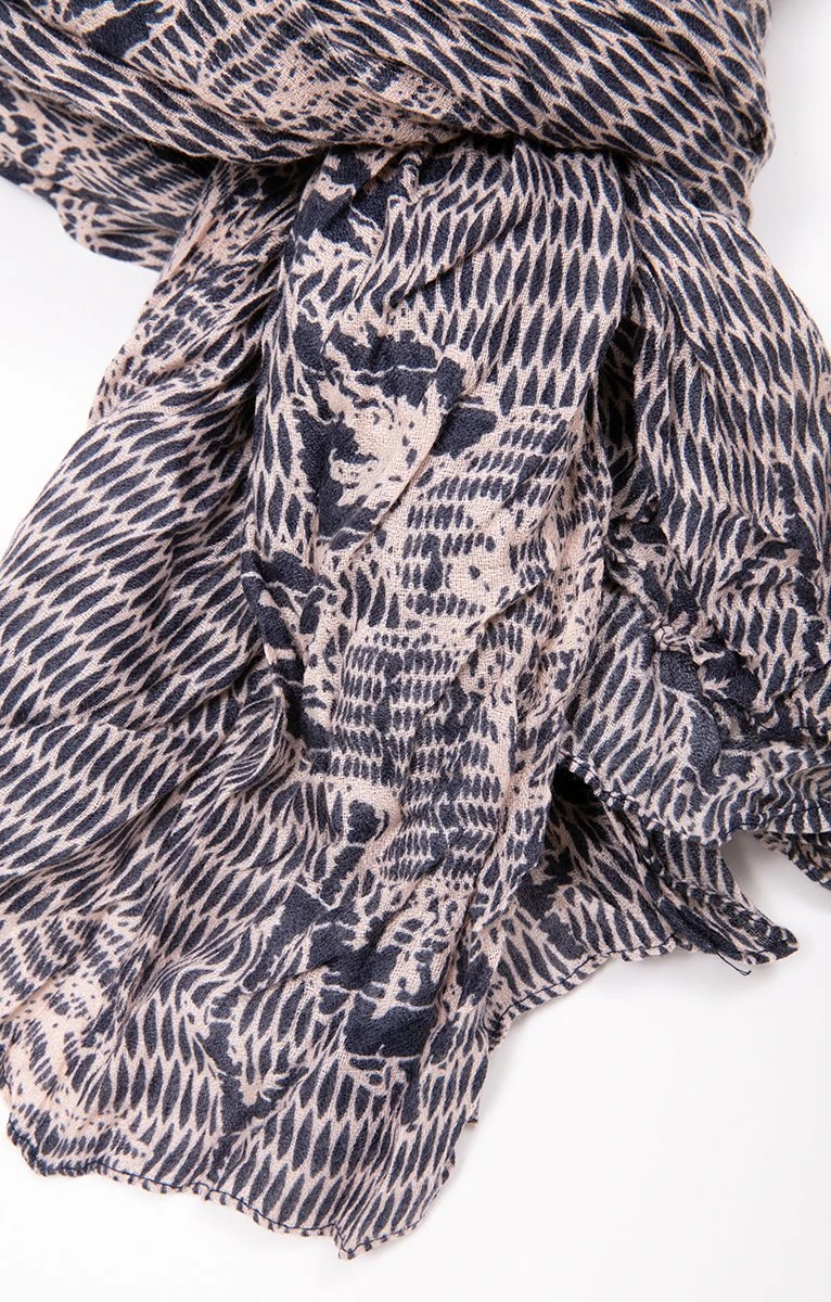 ÉCHARPE Tissée Motifs Imprimés 2 ÉCHARPE Tissée Motifs Imprimés – Image 2