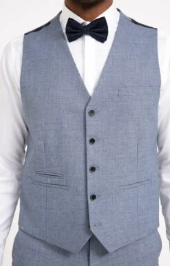 Gilet De Costume BLUGRI -Élégance Thiery Promos Boutique k gilet de costume blugri per l uomo BLEU d2 45