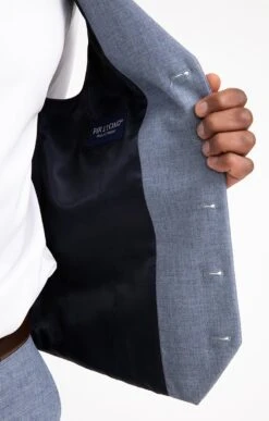 Gilet De Costume BLUGRI -Élégance Thiery Promos Boutique k gilet de costume blugri per l uomo BLEU d4 45