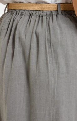 Jupe Avec Ceinture -Élégance Thiery Promos Boutique k jupe avec ceinture affinites KAKI CLAIR d2 104