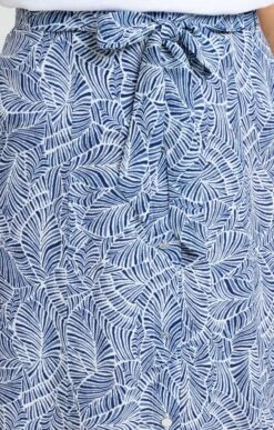 Jupe Imprimée Avec Ceinture -Élégance Thiery Promos Boutique k jupe imprimee courte armand thiery femme BLEU d1 45