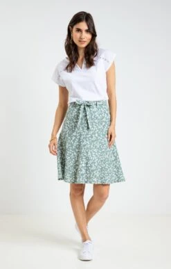 Jupe Plissée Imprimée