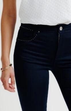 Pantacourt Bootcut En Coton -Élégance Thiery Promos Boutique k pantacourt bootcut en coton affinites MARINE d1 2