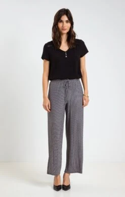 Pantacourt En Maille Plissée