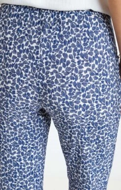 Pantacourt Plissé Forme Jogging -Élégance Thiery Promos Boutique k pantacourt plisse forme jogging armand thiery femme MARINE d2 2