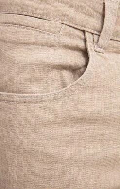 Pantalon 5 Poches Effet Lin -Élégance Thiery Promos Boutique k pantalon 5 poches linlook at company BEIGE d1 44