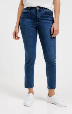 Pantalon Avec Imprimé Fleur Et Zip -Élégance Thiery Promos Boutique k pantalon avec imprime fleur et zip affinites BLEU o 45