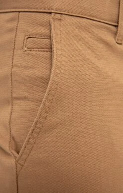 Pantalon Chino Façonné -Élégance Thiery Promos Boutique k pantalon chino faconne studio CAMEL d2 91