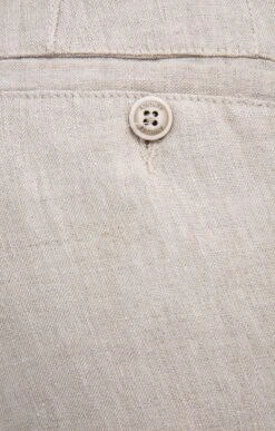 Pantalon Chino Lino Avec Ficelle -Élégance Thiery Promos Boutique k pantalon chino lino avec ficelle attitude ECRU d3 68