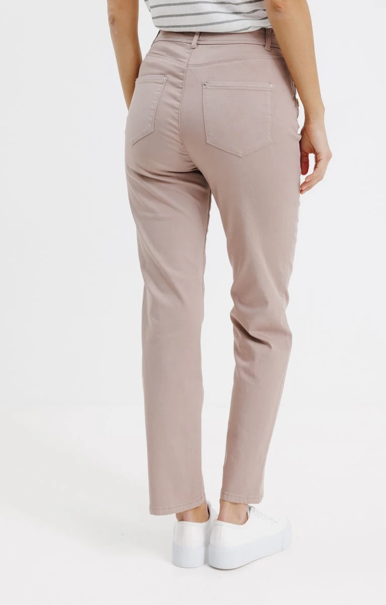 Pantalon Coton Avec Détail Pont 2 Pantalon Coton Avec Détail Pont – Image 2
