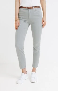 Pantalon Coton Couleur Avec Ceinture 6 Pantalon Coton Couleur Avec Ceinture -Élégance Thiery Promos Boutique k pantalon coton couleur avec ceinture affinites VERT NIL o 69