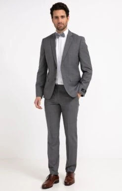 Pantalon De Costume LUSSOGRI -Élégance Thiery Promos Boutique k pantalon de costume ajuste a lussogri per l uomo GRIS MOYEN o 10