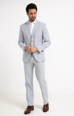 Pantalon De Costume CHIAROBLU -Élégance Thiery Promos Boutique k pantalon de costume confort c chiaroblu per l uomo BLEU CIEL o 60