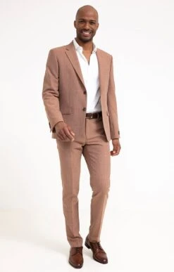 Pantalon De Costume MATTONE -Élégance Thiery Promos Boutique k pantalon de costume mattone per l uomo BRIQUE o 80