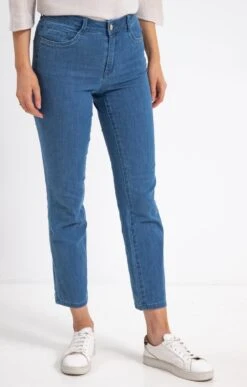 Pantalon Droit Avec Clous Carrés Poches -Élégance Thiery Promos Boutique k pantalon droit avec clous carres poches affinites BLEU o 45