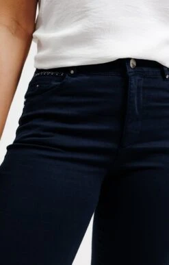 Pantalon En Coton -Élégance Thiery Promos Boutique k pantalon en coton affinites MARINE d1 2