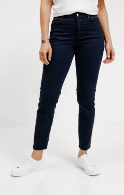 Pantalon En Coton -Élégance Thiery Promos Boutique k pantalon en coton affinites MARINE o 2