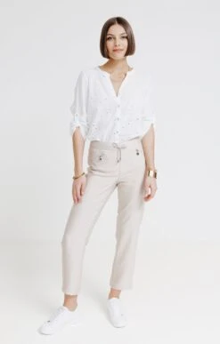 Pantalon Fluide Avec Zip