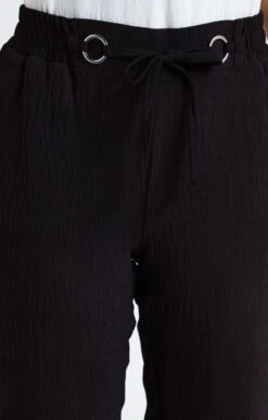 Pantalon Fluide Slim -Élégance Thiery Promos Boutique k pantalon fluide slim armand thiery femme NOIR d1 14