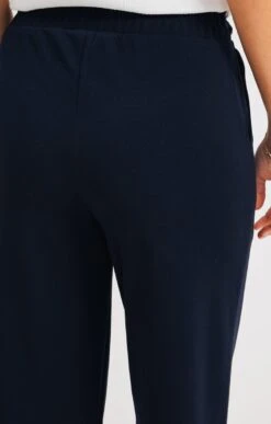 Pantalon Large Avec Boutons Officier -Élégance Thiery Promos Boutique k pantalon large avec boutons officier armand thiery femme MARINE d2 2