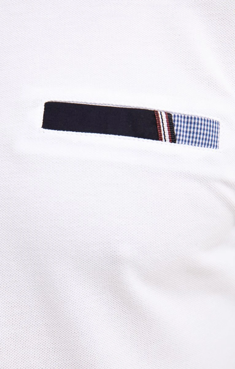 Polo Manches Courtes Blanc 5 Polo Manches Courtes Blanc – Image 5