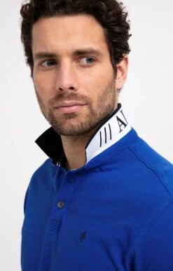 Polo Manches Courtes ADT -Élégance Thiery Promos Boutique k polo manches courtes adt at company BLEU DUR d4 46