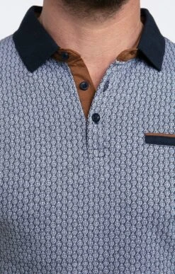 Polo Manches Courtes Jacquard -Élégance Thiery Promos Boutique k polo manches courtes jacquard at company MARINE d2 2