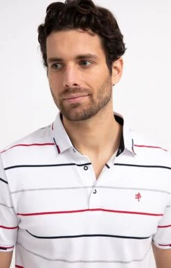 Polo Manches Courtes Nation 7 Polo Manches Courtes Nation -Élégance Thiery Promos Boutique k polo manches courtes nation at company BLANC o 48