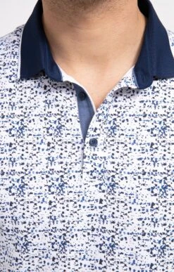 Polo Manches Courtes Paint -Élégance Thiery Promos Boutique k polo manches courtes paint at company BLEU d 45