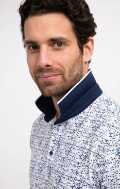 Polo Manches Courtes Paint -Élégance Thiery Promos Boutique k polo manches courtes paint at company BLEU d1 45