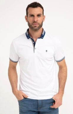 Polo Manches Courtes Rib